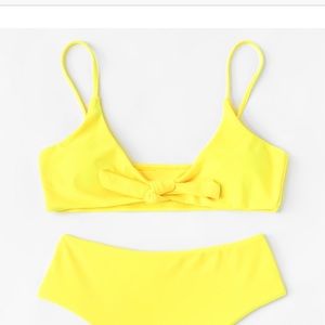Yellow Cute fun swimsuit
